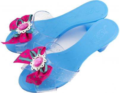 Střevíčky pro princeznu plastové 18 cm modrá