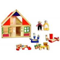HM Studio Studo Wood Domeček na hraní s figurkami