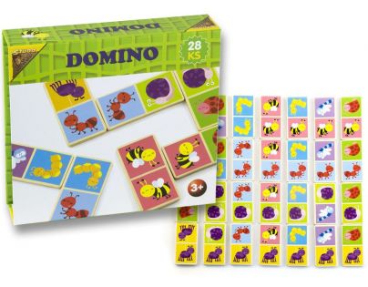 Studo Wood Domino Hmyz 28 ks