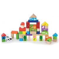 HM Studo Studo Wood Kostky farma 50 ks
