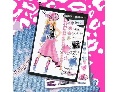 Style4Ever Návrhářské módní studio Light-up - Poškozený obal