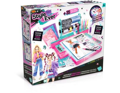 Style4Ever Návrhářské módní studio Light-up - Poškozený obal