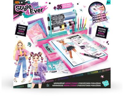 Style4Ever Návrhářské módní studio Light-up - Poškozený obal