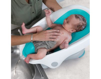 Summer Infant Koupací sedačka Clean Rinse tyrkysová - Poškozený obal