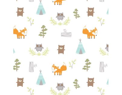 Summer Infant SwaddleMe mušelínová přikrývka 2ks modrá lesní motiv