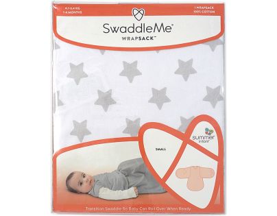 Summer Infant SwaddleMe Spací vak šedé hvězdy