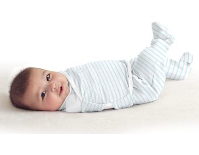 Summer Infant Zavinovačka SwaddleMe Footsie modrý proužek