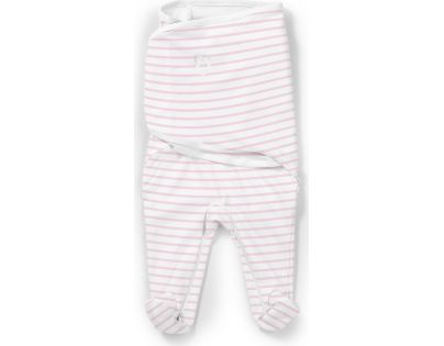 Summer Infant Zavinovačka SwaddleMe Footsie růžový proužek