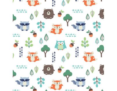 Summer Infant Zavinovačka SwaddleMe S modrá lesní motiv 2ks