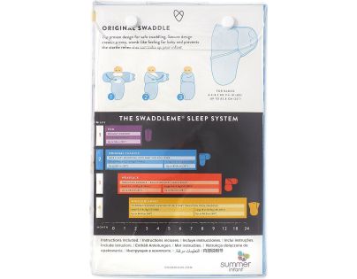 Summer Infant Zavinovačka SwaddleMe S modrá lesní motiv 2ks