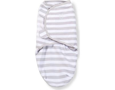 Summer Infant Zavinovačka SwaddleMe šedé puntíky šedé proužky 2ks