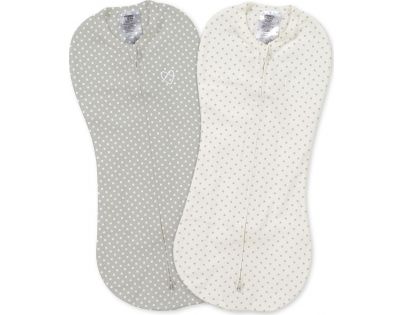 Summer Infant Zavinovačka SwaddlePod šedé hvězdičky bílé puntíky 2ks