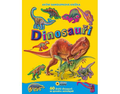 Sun Akční samolepková knížka Dinosauři