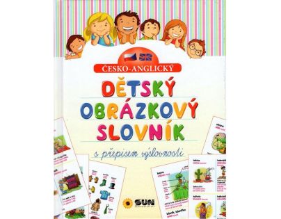 Sun ČJ-AJ Dětský obrázkový slovník s výslovností