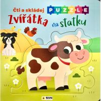 SUN Čti a skládej puzzle: Zvířátka na statku