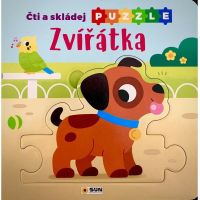 SUN Čti a skládej puzzle: Zvířátka