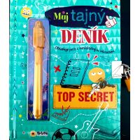 Sun Můj tajný deník na klíček Top Secret zelený