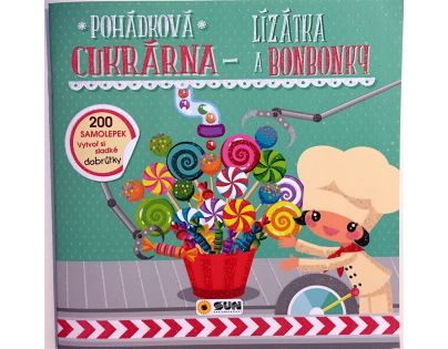 Sun Pohádková cukrárna Bombónky a lízátka samolepky