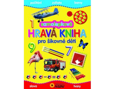 Sun Samolepková hravá kniha pro šikovné děti