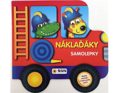 Sun Samolepková kniha s Náklaďáky pro opakované použití