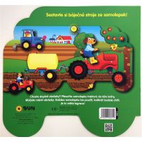 Sun Samolepková kniha s Traktory pro opakované použití 4