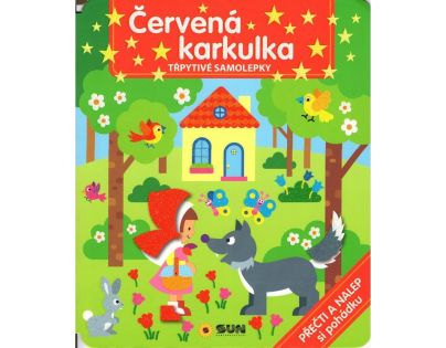 Sun Třpytivé samolepky Červená Karkulka