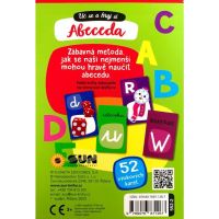 Sun Uč se hraj si Abeceda 52 výukových karet 2