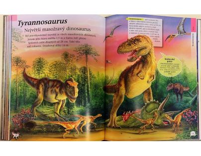 Sun Velká kniha dinosauři a prehistorická zvířata