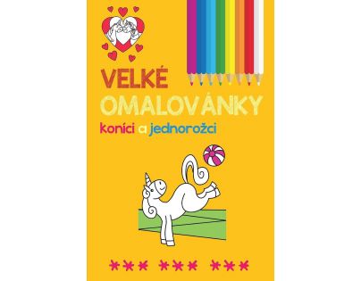 Sun Velké omalovánky koníci a jednorožci