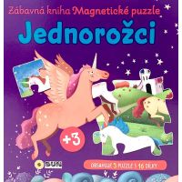 Sun Zábavná magnetická kniha Čti a skládej Jednorožci