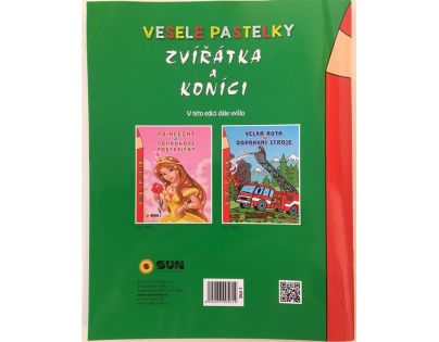 Sun Zvířátka a koníci veselá pastelka