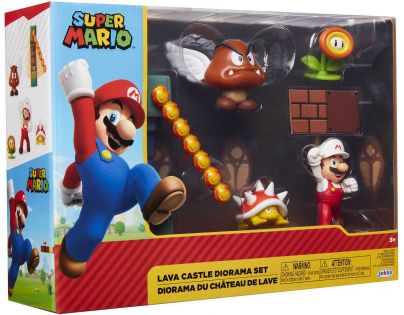 Super Mario Lava Castle Playset s figurkami