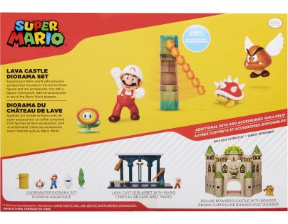 Super Mario Lava Castle Playset s figurkami