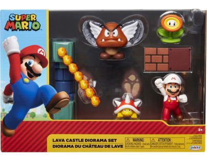 Super Mario Lava Castle Playset s figurkami