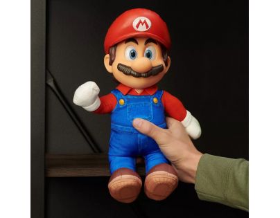 Jakks Super Mario Polohovatelný plyš Mario 30 cm