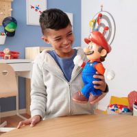 Jakks Super Mario Polohovatelný plyš Mario 30 cm 4
