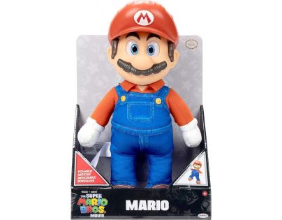 Jakks Super Mario Polohovatelný plyš Mario 30 cm