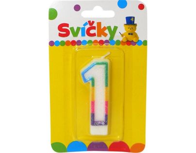 HM Studio Svíčka na dort číslo 1