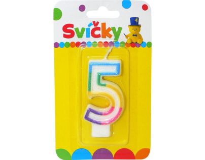 HM Studio Svíčka na dort číslo 5