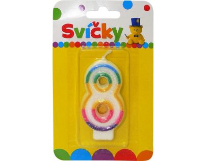 HM Studio Svíčka na dort číslo 8