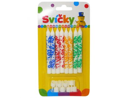 Svíčky na dort 8 ks