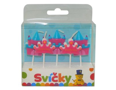 HM Studio Svíčky na dort princezny 5 ks