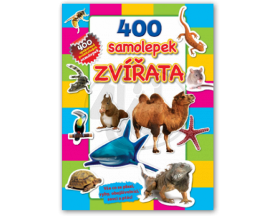 400 samolepek – zvířata