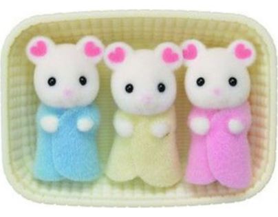 Sylvanian Families Baby Marshmallow myšky trojčata
