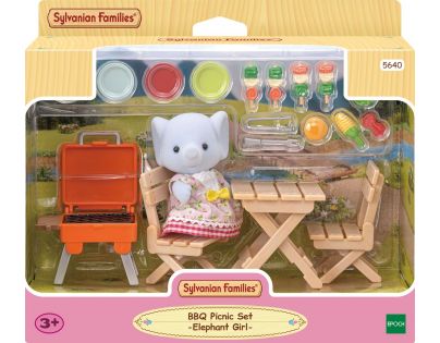 Sylvanian Families BBQ Sada na piknik se slonem