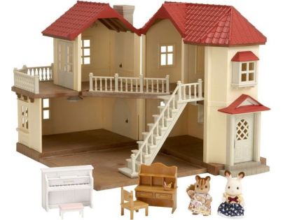 Sylvanian Families Dárkový set Městský dům se světly a příslušenstvím E