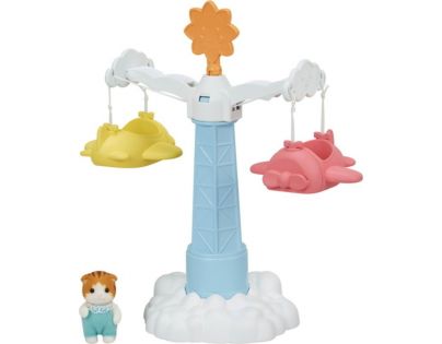 Sylvanian Families Dětský kolotoč s letadélky