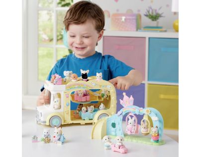Sylvanian Families Duhové houpačky se skluzavkou