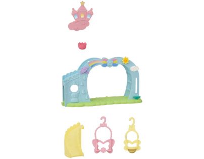 Sylvanian Families Duhové houpačky se skluzavkou