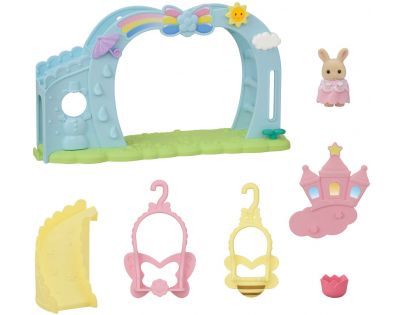 Sylvanian Families Duhové houpačky se skluzavkou